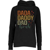 Dada Daddy Dad Bruh Awesome Like My Daughter FatherS Day Womens Funnel Neck Pullover Hood