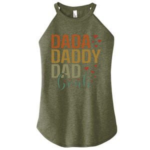 Dada Daddy Dad Bruh Awesome Like My Daughter FatherS Day Women's Perfect Tri Rocker Tank