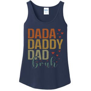 Dada Daddy Dad Bruh Awesome Like My Daughter FatherS Day Ladies Essential Tank