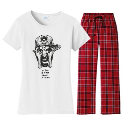 Dilla Doom Dan Lish Women's Flannel Pajama Set