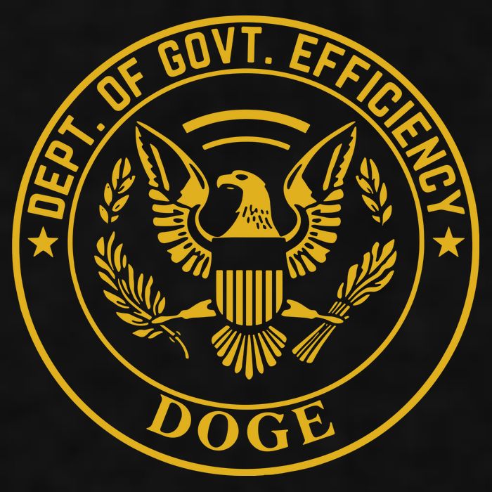Dixiechick Doge Dept Of Govt Efficiency Ladies PosiCharge Tri-Blend Wicking Tank
