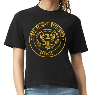 Dixiechick Doge Dept Of Govt Efficiency Comfort Colors Boxy T-Shirt
