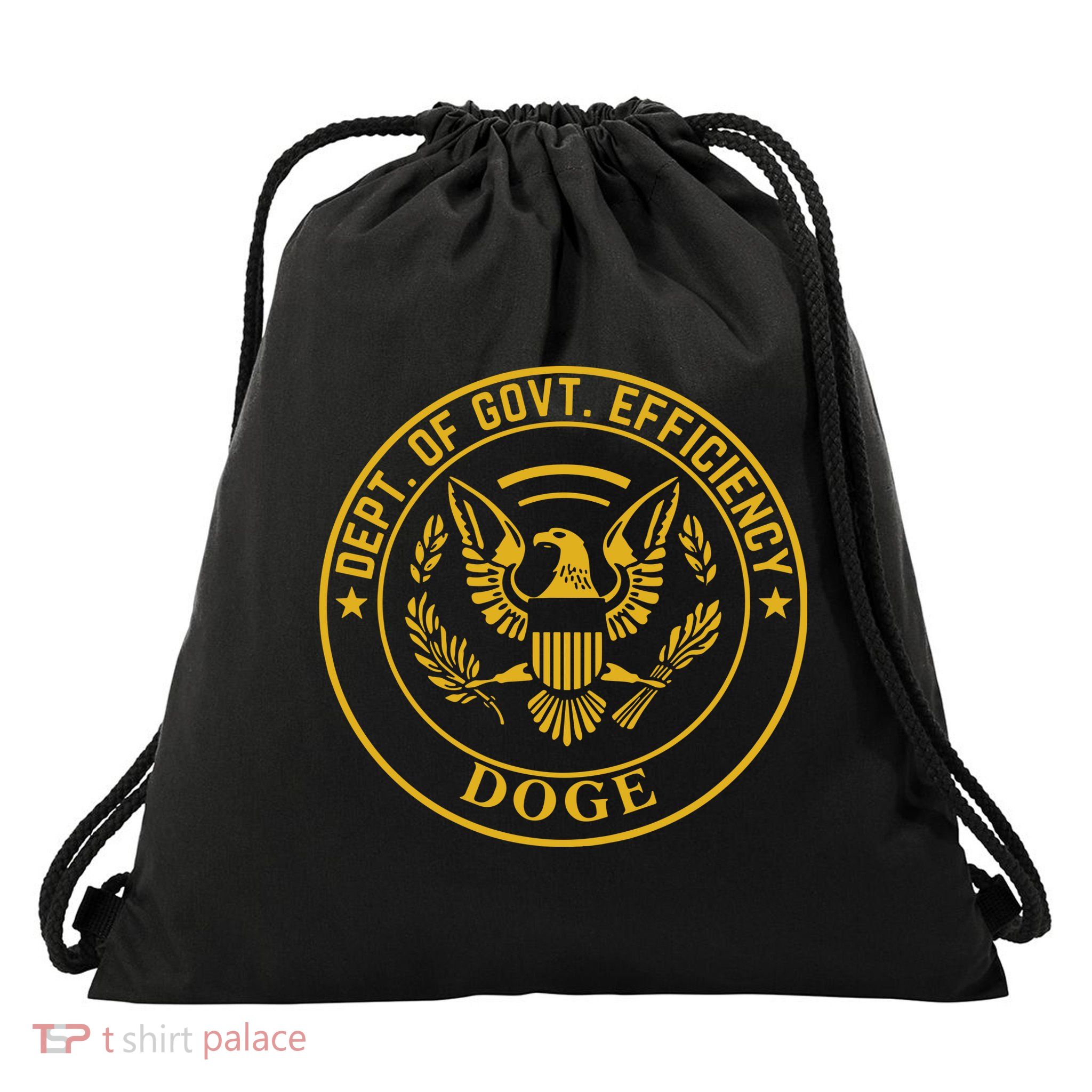Dixiechick Doge Dept Of Govt Efficiency Drawstring Bag