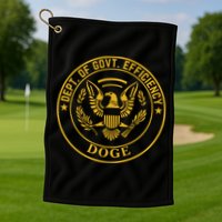 Dixiechick Doge Dept Of Govt Efficiency Golf Towel