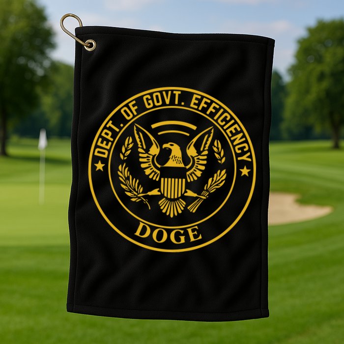 Dixiechick Doge Dept Of Govt Efficiency Golf Towel