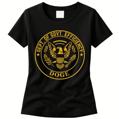 Dixiechick Doge Dept Of Govt Efficiency Womens T-Shirt