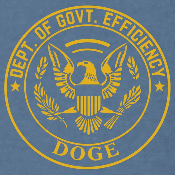 Dixiechick Doge Dept Of Govt Efficiency Garment-Dyed Sweatshirt