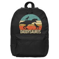 Daddy Dinosaur Daddysaurus 2 Two Christmas For Dad 16 in Basic Backpack