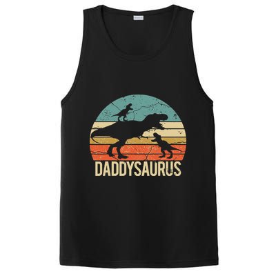 Daddy Dinosaur Daddysaurus 2 Two Christmas For Dad PosiCharge Competitor Tank