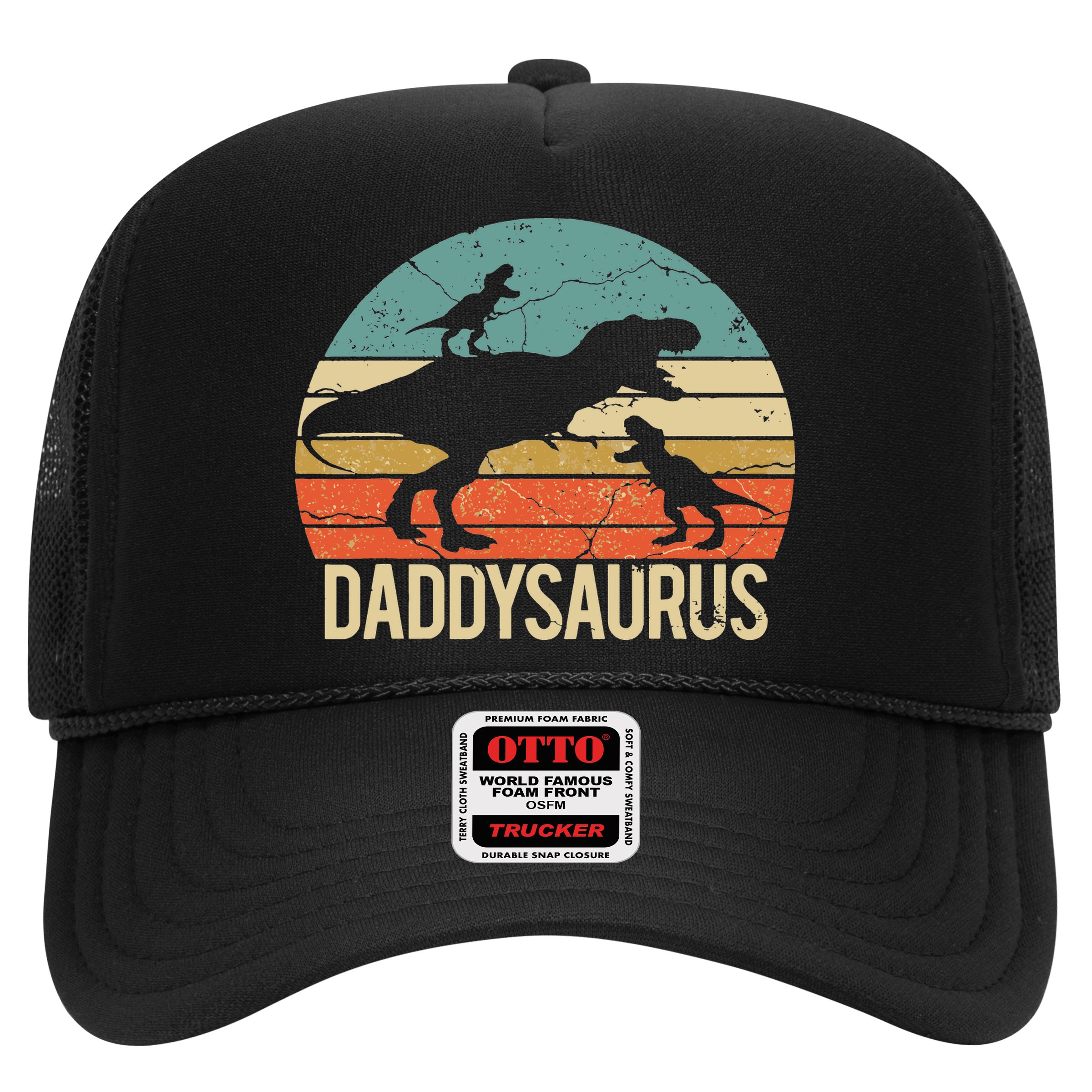 Daddy Dinosaur Daddysaurus 2 Two Christmas For Dad Hat