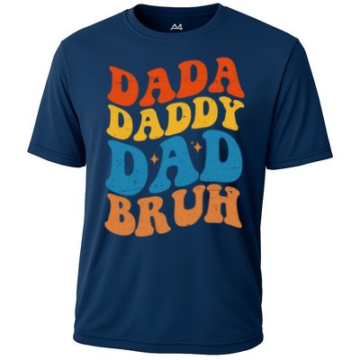 Dada Daddy Dad Bruh Retro Vintage Performance Shirt