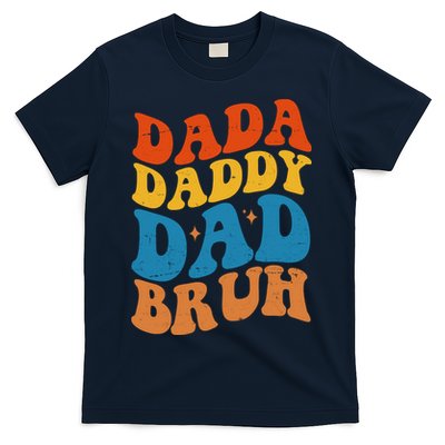Dada Daddy Dad Bruh Retro Vintage T-Shirt