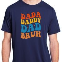 Dada Daddy Dad Bruh Retro Vintage Adult ChromaSoft Performance T-Shirt