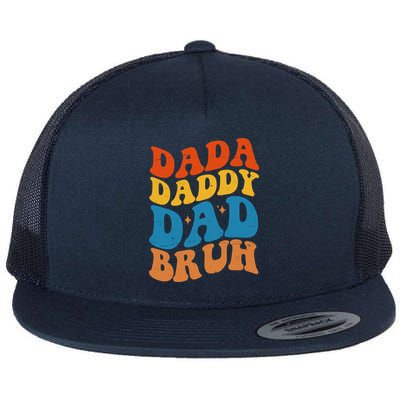 Dada Daddy Dad Bruh Retro Vintage Flatbill Hat
