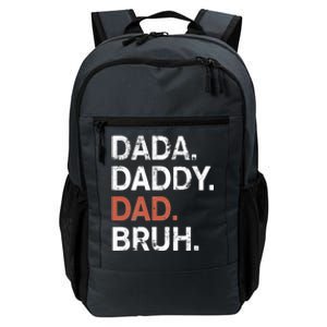 Dada Daddy Dad Bruh Gift Fathers Day 2024 Daily Commute Backpack