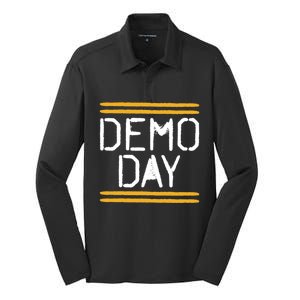 Demo Day Demolition Graphic Cute Gift Silk Touch Performance Long Sleeve Polo