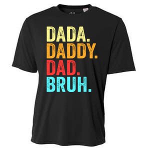 Dada Daddy Dad Bruh Fathers Day Groovy Funny Father Gifts Cooling Performance Crew T-Shirt