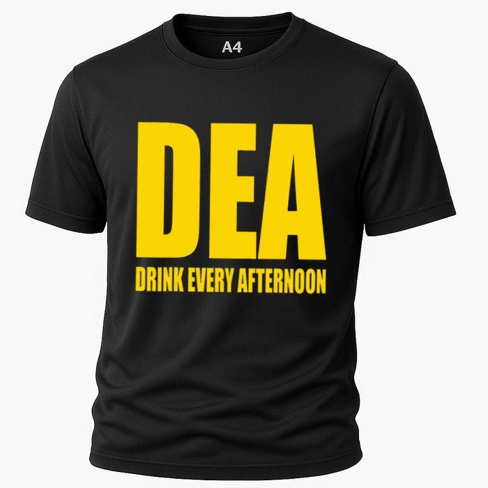 Dea Drink Every Afternoon Funny Drinking Parody Gift Cooling Performance Crew T-Shirt