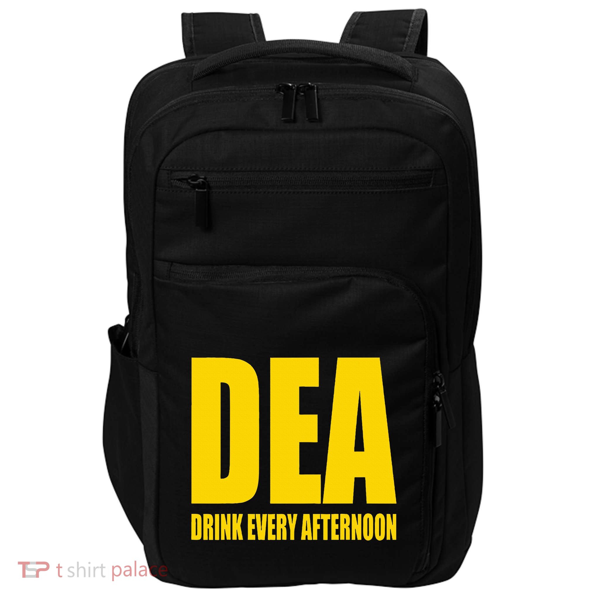 Dea Drink Every Afternoon Funny Drinking Parody Gift Impact Tech Backpack