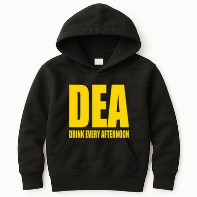 Dea Drink Every Afternoon Funny Drinking Parody Gift Kids Hoodie