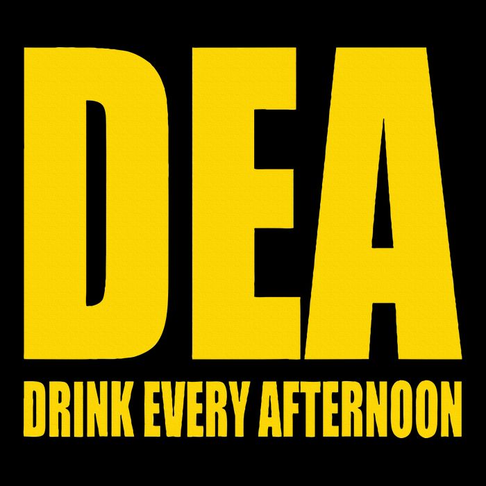 Dea Drink Every Afternoon Funny Drinking Parody Gift Wool Snapback Cap