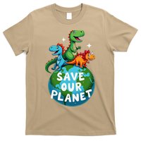 Determined Dino Earth Save Our Planet T-Shirt