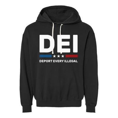 Dei Deport Every Illegal Garment-Dyed Fleece Hoodie
