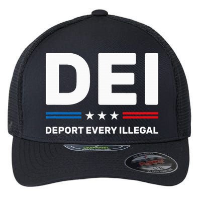 Dei Deport Every Illegal Flexfit Unipanel Trucker Cap