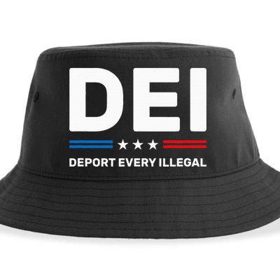 Dei Deport Every Illegal Sustainable Bucket Hat