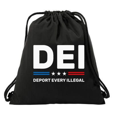 Dei Deport Every Illegal Drawstring Bag