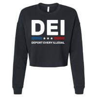 Dei Deport Every Illegal Cropped Pullover Crew