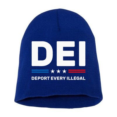 Dei Deport Every Illegal Short Acrylic Beanie