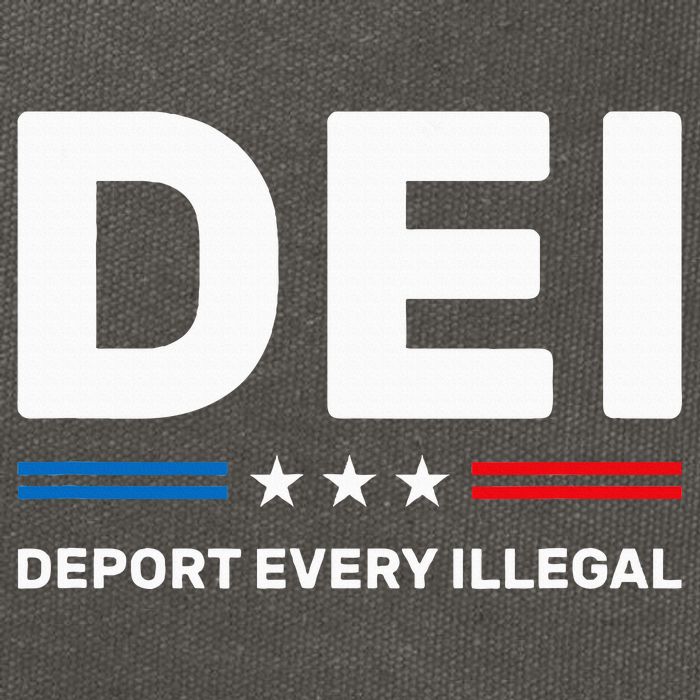 Dei Deport Every Illegal Cotton Canvas Backpack