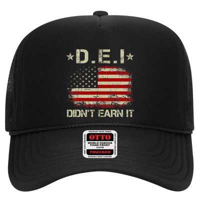 Dei DidnT Earn It Funny Humor Trucker Hat