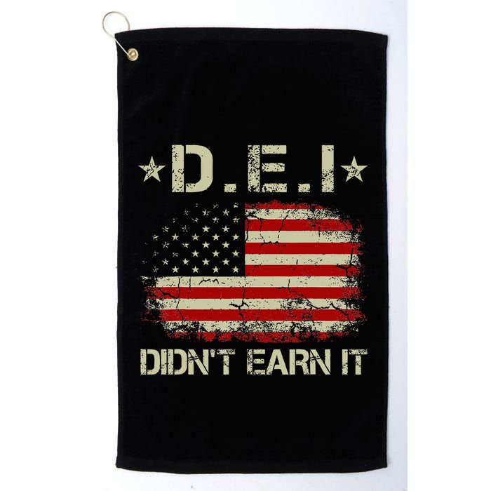 Dei DidnT Earn It Funny Humor Golf Towel
