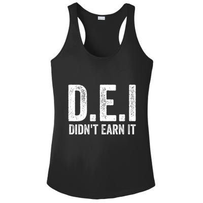 Dei DidnT Earn It Funny Humor Ladies PosiCharge Competitor Racerback Tank