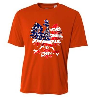 Dyngus Day Easter Polish Eagle American Flag Poland Usa Cute Gift Cooling Performance Crew T-Shirt