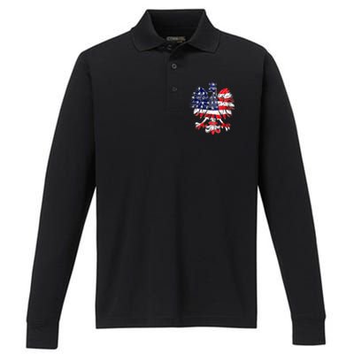 Dyngus Day Easter Polish Eagle American Flag Poland Usa Cute Gift Performance Long Sleeve Polo