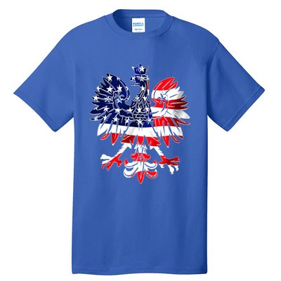 Dyngus Day Easter Polish Eagle American Flag Poland Usa Cute Gift Tall T-Shirt