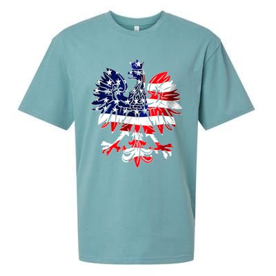 Dyngus Day Easter Polish Eagle American Flag Poland Usa Cute Gift Sueded Cloud Jersey T-Shirt