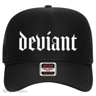 Deviant High Crown Mesh Back Trucker Hat