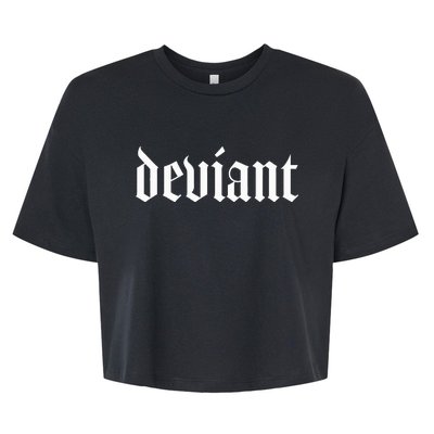 Deviant Bella+Canvas Jersey Crop Tee