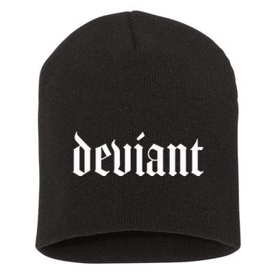 Deviant Short Acrylic Beanie