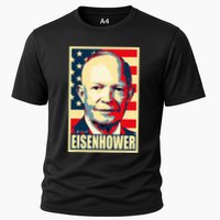 Dwight D. Eisenhower Propaganda Poster Cooling Performance Crew T-Shirt