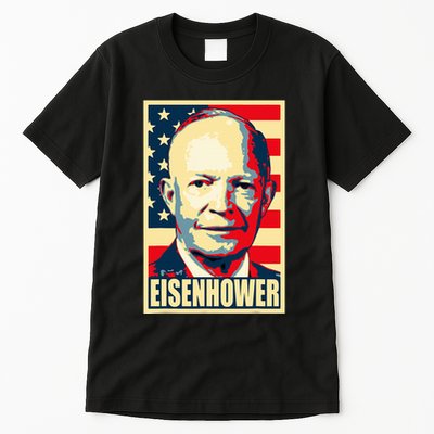 Dwight D. Eisenhower Propaganda Poster Tall T-Shirt