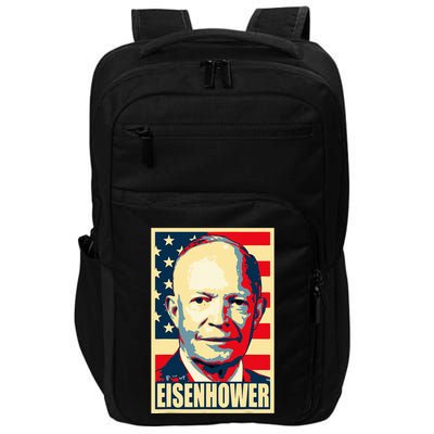 Dwight D. Eisenhower Propaganda Poster Impact Tech Backpack