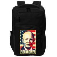 Dwight D. Eisenhower Propaganda Poster Impact Tech Backpack