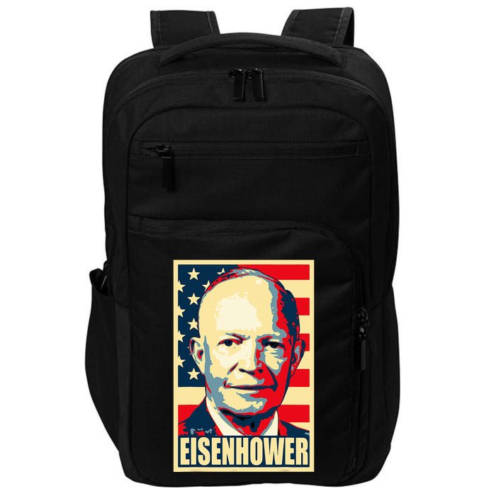 Dwight D. Eisenhower Propaganda Poster Impact Tech Backpack