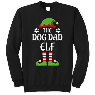 Dog Dad Elf Family Matching Group Christmas Sweatshirt