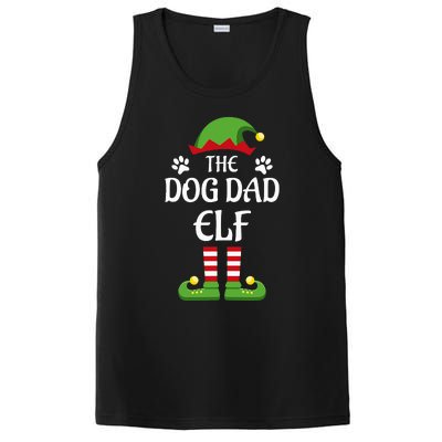 Dog Dad Elf Family Matching Group Christmas PosiCharge Competitor Tank